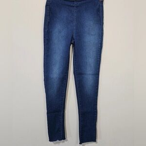 Free People Women's 29 Skinny Jeans - Dark/Medium Wash Blue Jeans / Jeggings